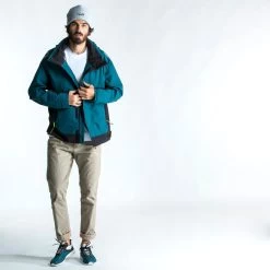 Tribord Blouson De Voile - Veste De Pluie Sailing 500 Homme Pétrole Jaune -Matériel De Pêche blouson de voile veste de pluie sailing 500 homme petrole jaune 3