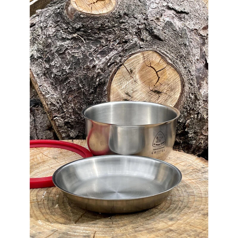 Boite à Manger , Lunch Box, Bento 2 En 1 En Inox 6 Boite à Manger , Lunch Box, Bento 2 En 1 En Inox – Image 4