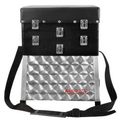 Boîte De Pêche Et Siège | 4 Niveaux | Grand Compartiment Principal | Aluminium