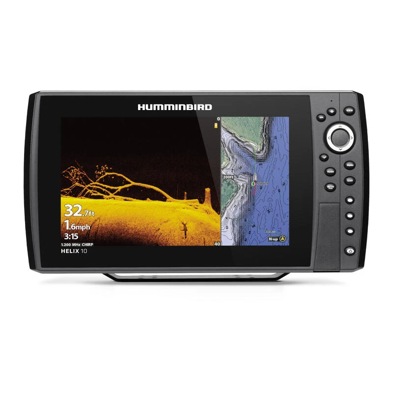 HUMMINBIRD Combiné Sondeur GPS HELIX 10G4N CHIRP MEGA Down Imaging + 3 HUMMINBIRD Combiné Sondeur GPS HELIX 10G4N CHIRP MEGA Down Imaging +