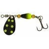 Cuiller Tournante Daiwa Silvercreek Spinner 4g (Black/ Yellow Dots) 2 Cuiller Tournante Daiwa Silvercreek Spinner 4g (Black/ Yellow Dots) -Matériel De Pêche cuiller tournante daiwa silvercreek spinner 4g black yellow dots