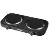Cuisinière Électrique Portable De Voyage Camping 2 Feux 2000W Mesko -Matériel De Pêche cuisiniere electrique portable de voyage camping 2 feux 2000w mesko