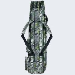 Fourreau 6 Cannes à Pêche | 3 Compartiments | Grey Wood | 125 Cm - 210 Cm -Matériel De Pêche fourreau 6 cannes a peche 3 compartiments grey wood 125 cm 210 cm 2