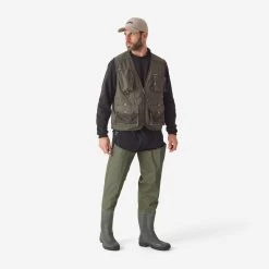 GILET De Pêche 500 Kaki -Matériel De Pêche gilet de peche 500 kaki 9