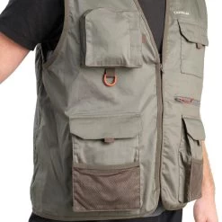 Gilet De Pêche - FV 100 Kaki -Matériel De Pêche gilet de peche fv 100 kaki 5