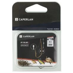 HAMEÇON SIMPLE BRONZE NON MONTE PA HK 0 X50 -Matériel De Pêche hamecon simple bronze non monte pa hk 0 x50 7