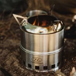 Highlander Cabar Bushcraft Réchaud à Gaz Bois -Matériel De Pêche highlander cabar bushcraft rechaud a gaz bois 5