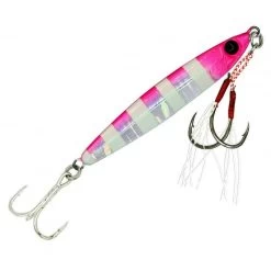 Jig Métallique Volkien Soul Micro Candy Cast 40g (Zebra Glow Pink)