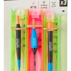 KIT 3 LIGNES MONTEES PF-RL100 POUR LA PECHE AU COUP EN CANAL. -Matériel De Pêche kit 3 lignes montees pf rl100 pour la peche au coup en canal 1