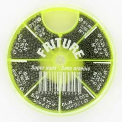 Lest Pêche Boîte 8 Cases Plombs Fendus