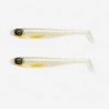LEURRE SOUPLE BROCHET SHAD ROGEN 120 BLANC X2 -Matériel De Pêche leurre souple brochet shad rogen 120 blanc x2