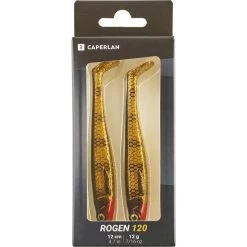 LEURRE SOUPLE BROCHET SHAD ROGEN 120 GOLD X2 -Matériel De Pêche leurre souple brochet shad rogen 120 gold x2 3