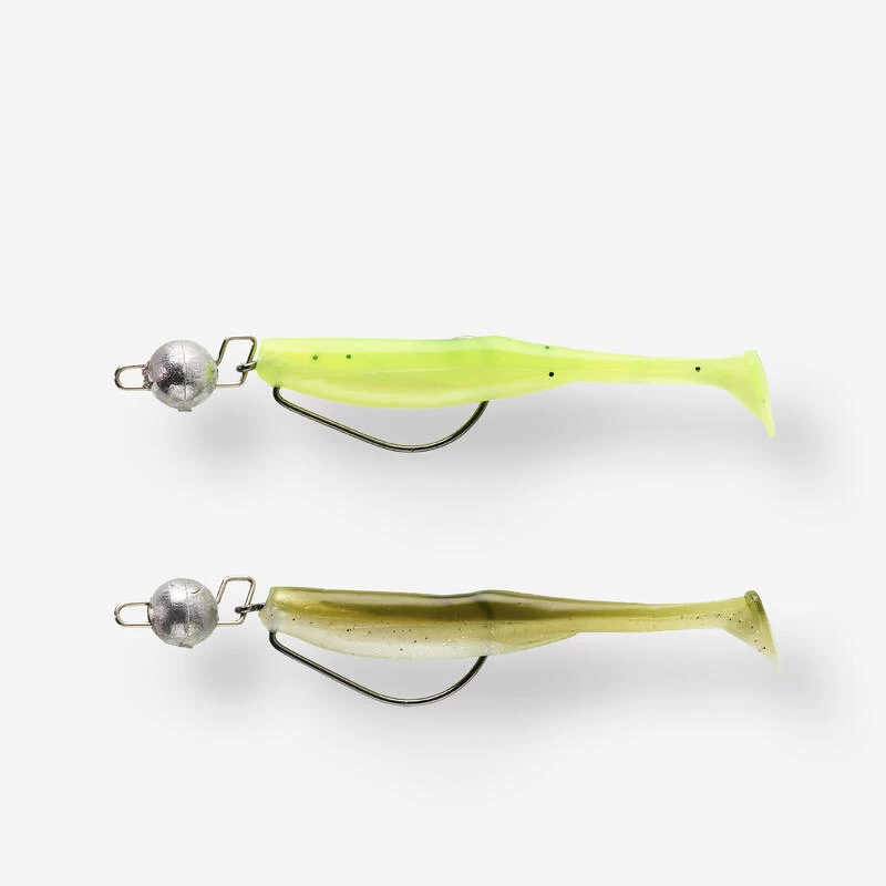 LEURRE SOUPLE PÊCHE AUX LEURRES KIT SHADTEX 75 3 LEURRE SOUPLE PÊCHE AUX LEURRES KIT SHADTEX 75