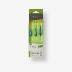 LOT DE 3 LIGNES MONTEES POUR LA PECHE AU COUP EN ETANG RL500 L1 0,4g 0,6g 0,8g