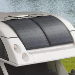 PANNEAU SOLAIRE FLEXIBLE 100W - RANDONNÉE CARAVANING CAMPING - ECOFLOW -Matériel De Pêche panneau solaire flexible 100w randonnee caravaning camping ecoflow 3