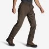 PANTALON CARGO RESISTANT STEPPE 300 MARRON -Matériel De Pêche pantalon cargo resistant steppe 300 marron