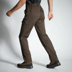 PANTALON CARGO RESISTANT STEPPE 300 MARRON 14 PANTALON CARGO RESISTANT STEPPE 300 MARRON -Matériel De Pêche pantalon cargo resistant steppe 300 marron 2
