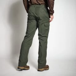 PANTALON CHASSE CHAUD VERT 100 -Matériel De Pêche pantalon chasse chaud vert 100 2