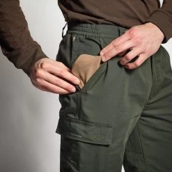 PANTALON CHASSE CHAUD VERT 100 -Matériel De Pêche pantalon chasse chaud vert 100 7