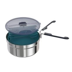 Quechua Popote Camp Du Randonneur MH100 Inox 2 Personnes (1,6L) -Matériel De Pêche popote camp du randonneur mh100 inox 2 personnes 16l 3