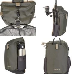 Sac à Bandoulière De Pêche 9L - Sling Bag 100 Kaki -Matériel De Pêche sac a bandouliere de peche 9l sling bag 100 kaki 5