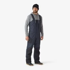 Salopette De Pêche Imperméable Chaude Homme - FO 500 TH Grise -Matériel De Pêche salopette de peche impermeable chaude homme fo 500 th grise 2