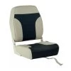 SIÈGE PILOTE REPLIABLE BICOLORE BLANC / NAVY -Matériel De Pêche siege pilote repliable bicolore blanc navy