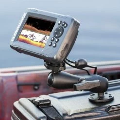 Ram Support Horizontal Pour Sondeurs LOWRANCE HOOK²-4 Et REVEAL 5 Boule C -Matériel De Pêche support horizontal pour sondeurs lowrance hook 4 et reveal 5 boule c 4