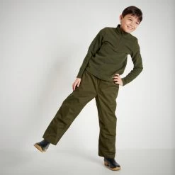 Surpantalon Imperméable Junior 100 Vert -Matériel De Pêche surpantalon impermeable junior 100 vert 4