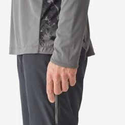 Tee-shirt De Pêche Anti-UV 500 Gris -Matériel De Pêche tee shirt de peche anti uv 500 gris 2