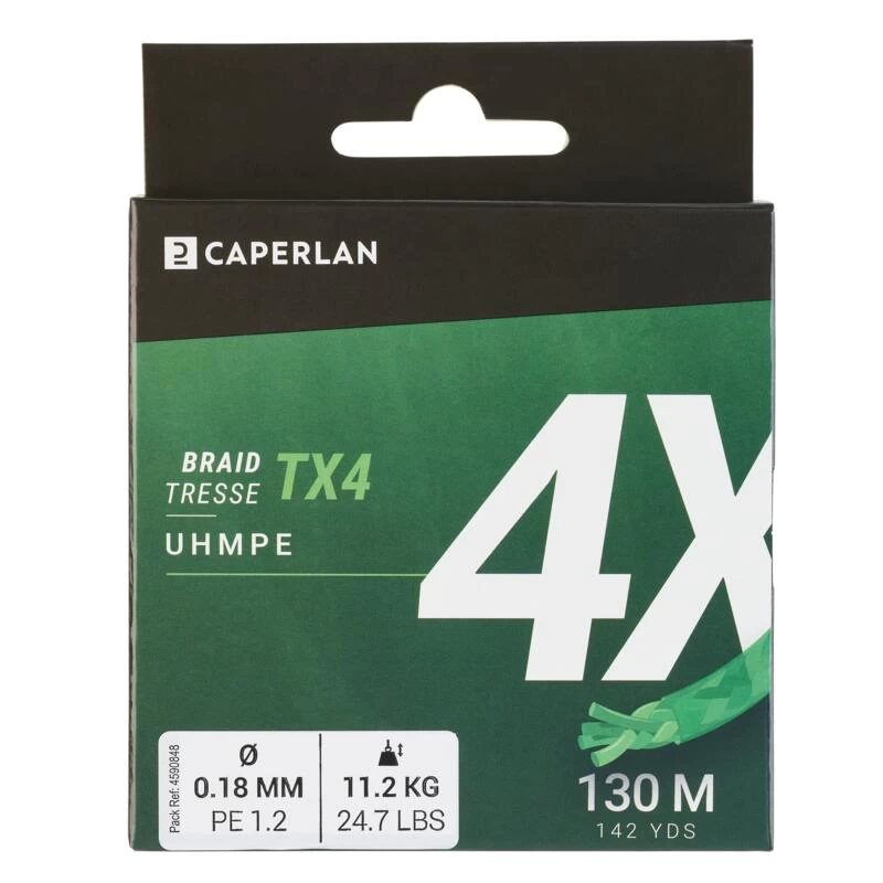 TRESSE PECHE AUX LEURRES TX4 VERT CHART 130M 5 TRESSE PECHE AUX LEURRES TX4 VERT CHART 130M – Image 3