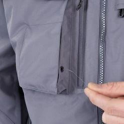 Veste De Pêche Imperméable 500 Grise -Matériel De Pêche veste de peche impermeable 500 grise 3