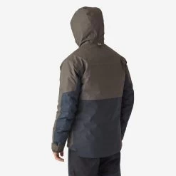Veste De Pêche Imperméable Chaude Homme - FJ 500 TH Kaki -Matériel De Pêche veste de peche impermeable chaude homme fj 500 th kaki 1